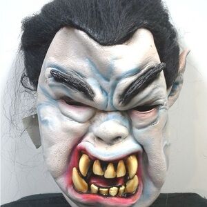 Vintage Halloween Monster Mask - Black and White